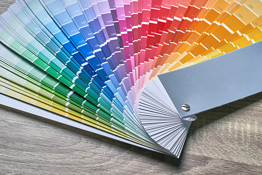 Color Wheel Palette For Choosing Paint Tone.